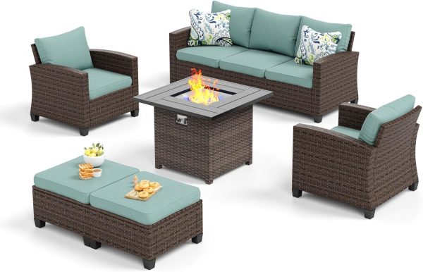 SUNSHINE VALLEY Patio Conversation Set Outdoor Furniture - Image 57