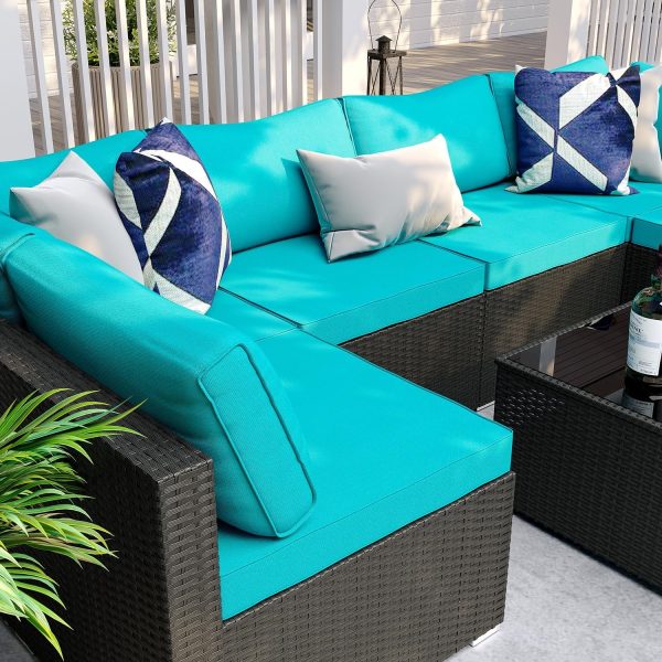 7 Pieces Patio Furniture Set - Image 6