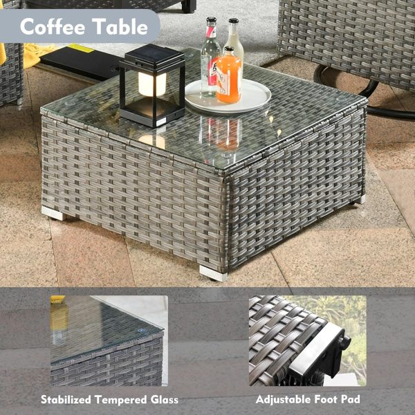 11 Pieces Outdoor Patio Furniture Set - Image 8