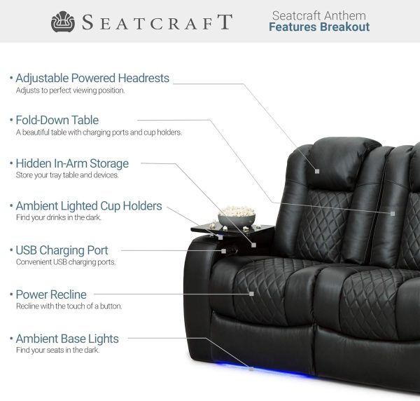 Seatcraft Anthem Home Theater Seating - Living Room - Image 3