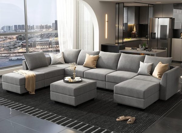 HONBAY Oversized Modular Sectional Sofa