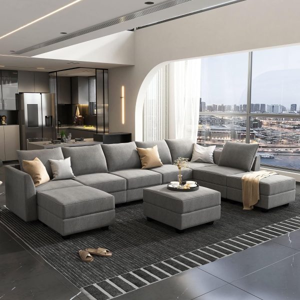 HONBAY Oversized Modular Sectional Sofa - Image 9