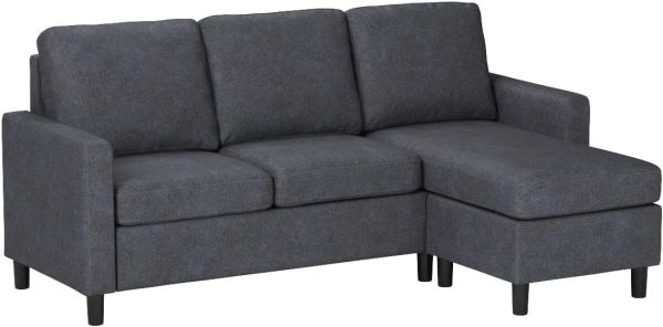 Shintenchi 79 Inch Convertible Sectional Sofa Couch - Image 5