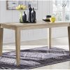 Signature Design by Ashley Gleanville Contemporary Dining Table, Light Brown - Image 2