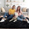 Noahas Fluffy Bedroom Rug Carpet,4x5.3 Feet Shaggy Fuzzy Rugs for Bedroom,Soft Rug for Kids Room,Plush Nursery Rug for Baby - Image 2