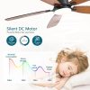 Ceiling Fans with Lights, 52 inch Low Profile Ceiling Fan with Light - Image 4