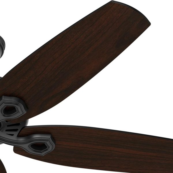 Hunter Fan Company 53294 Builder Elite Versatile Indoor/Outdoor 52 Inch Ceiling Fan without Light Fixture, Matte Black, 52" - Image 11