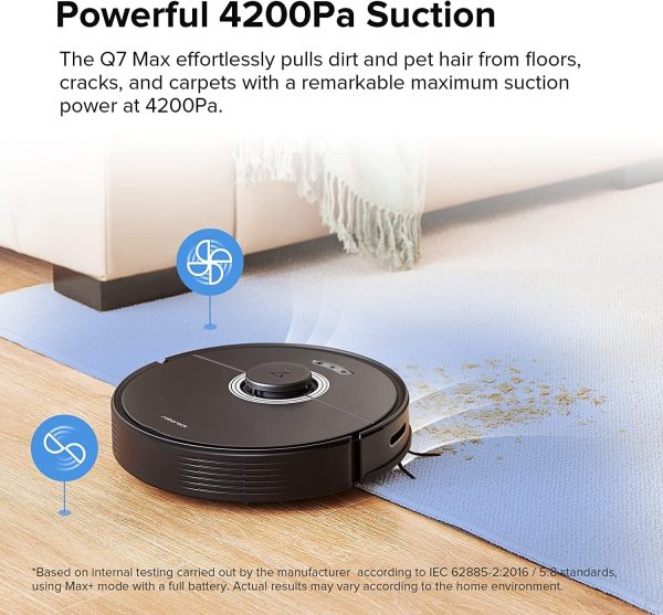 Roborock Q7 Max Robot Vacuum and Mop Cleaner, 4200Pa Strong Suction - Image 2