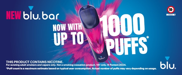 blu bar 1000 upto 1000 puffs