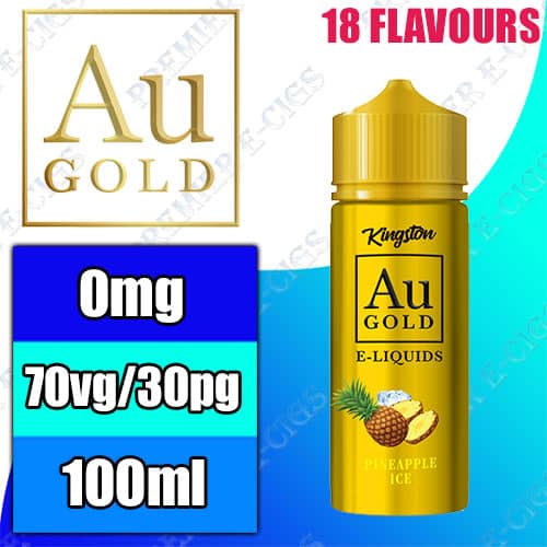 kingston au gold pineapple ice e-liquid