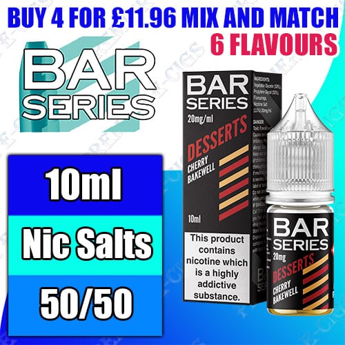 Bar Series Desserts Nic Salts 10ml