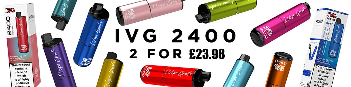 ivg 2400 disposable vape £23.98