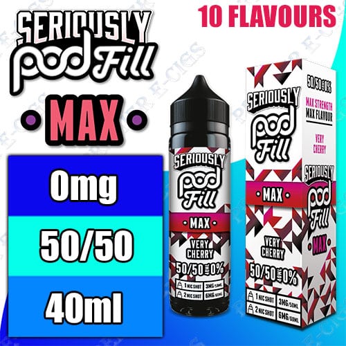 Seriously Pod Fill Max 40ml