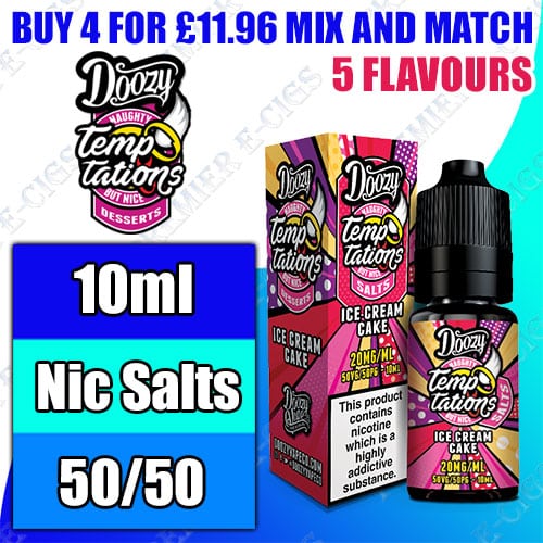 Doozy Temptations Nic Salts