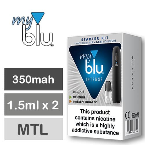 myblu Intense Starter Kit (Inc 2 x Pods)