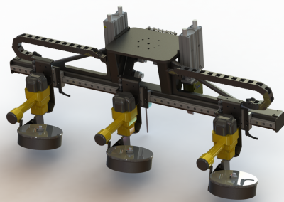 GR – Pallet nailing gripper designed for mounting on a 6-axis industrial robot