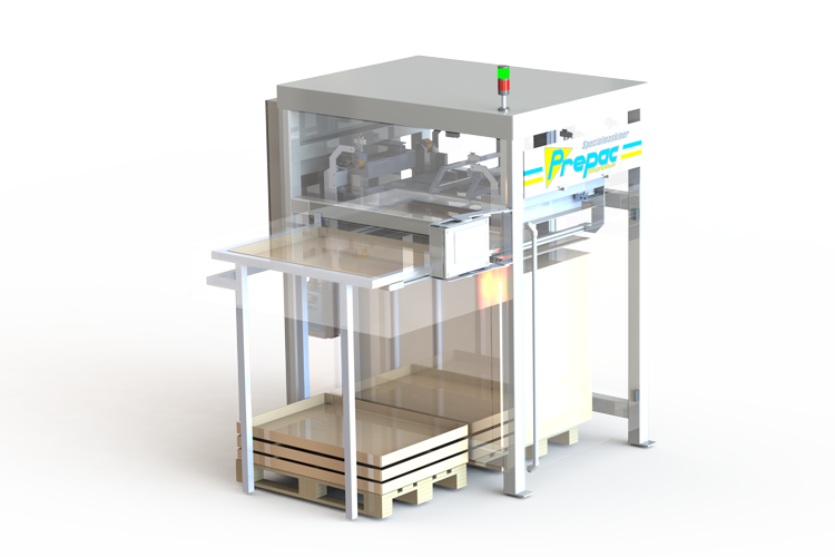 tray-erector-6K-750px Rendering of 6K Tray Erector Machine