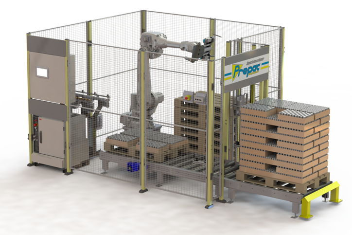 Rendering of Palletizer Machine