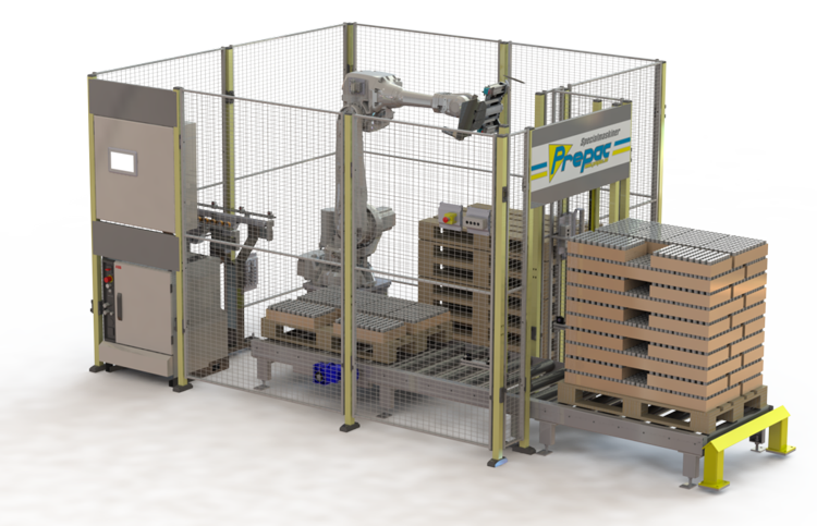 Rendering of Palletizer Machine