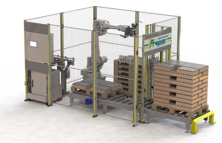 Rendering of Palletizer Machine