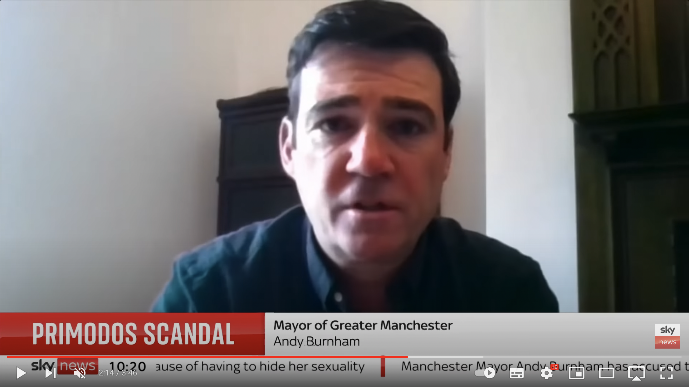 Manchester Mayor Andy Burnham