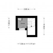 plattegrond 1e verdieping dakterras