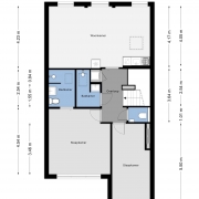 plattegrond 2e verdieping dakterras