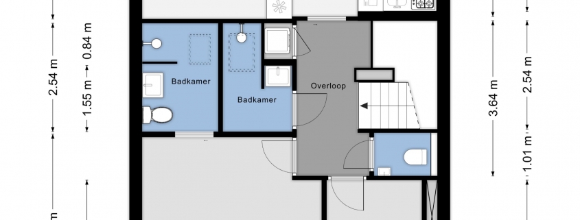 plattegrond 2e verdieping dakterras