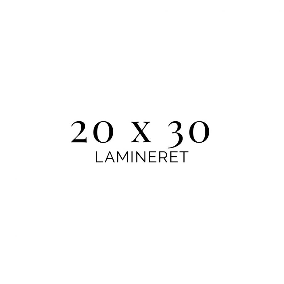 20x30 Lamineret