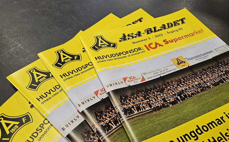 Asa-Bladet Åsa-bladet - en tidning från Åsa IF