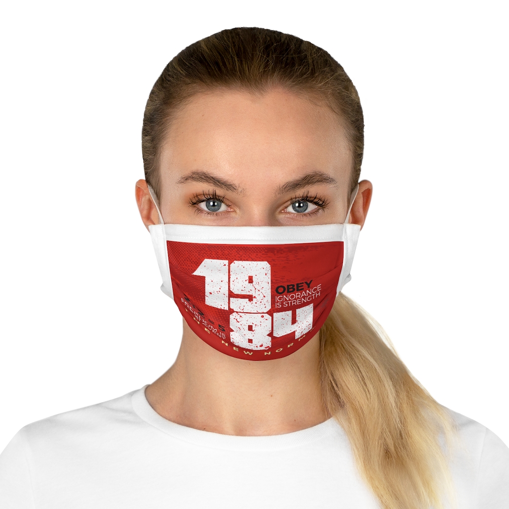 The New Normal 1984 Cotton Face Mask (EU) Maier files Print Shop