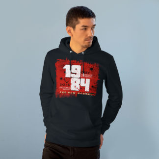 1984 the new normal unisex hoodie