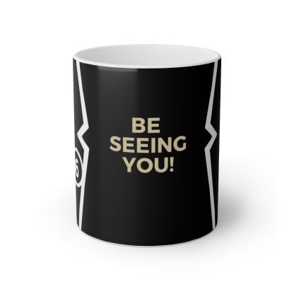 Iconic 'Be Seeing You!' Mug inspired by The Prisoner TV Series