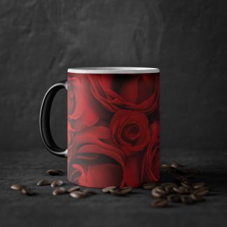 Heat-Reactive Roses Mug with Matte Finish