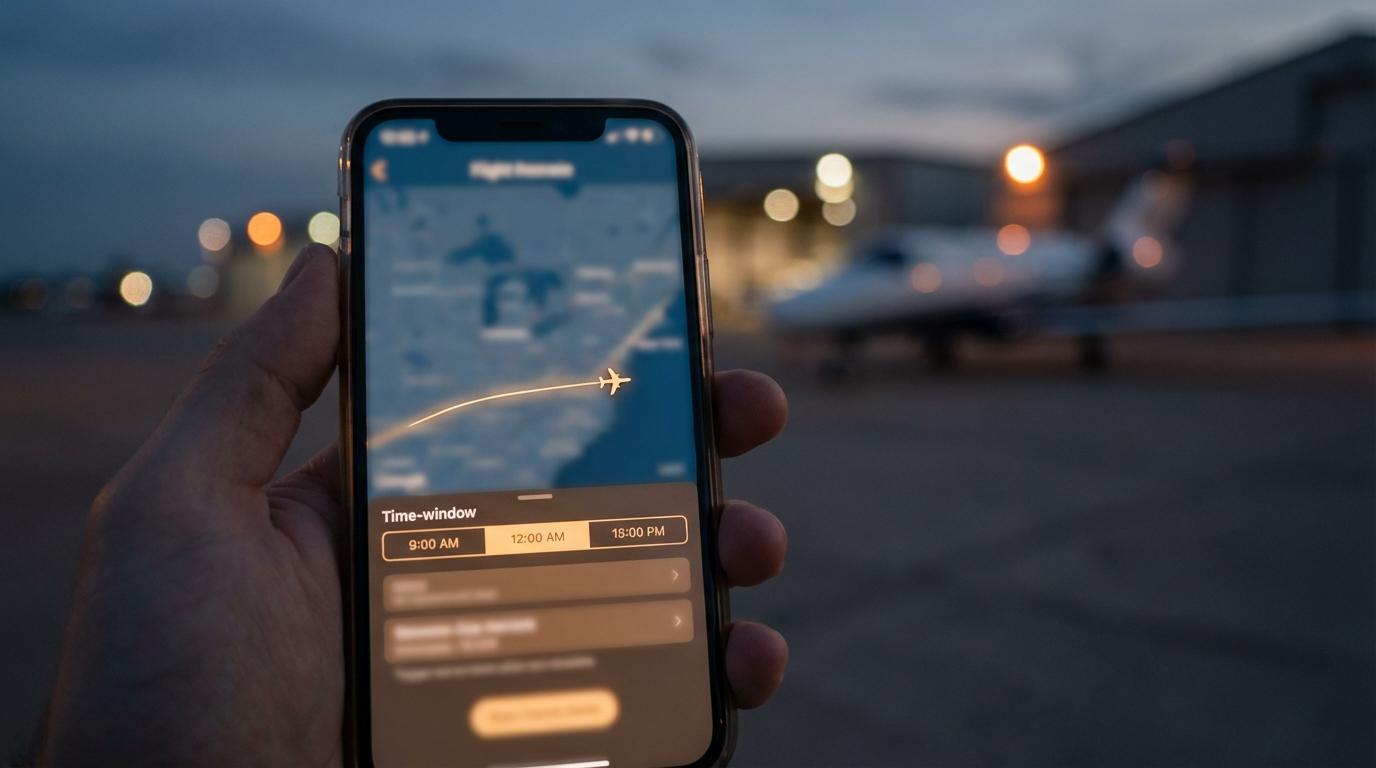 få tilbud på privatfly