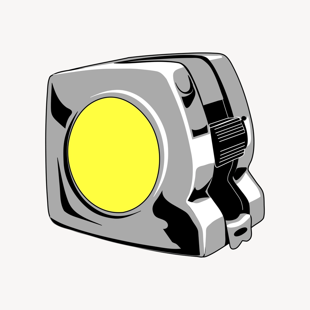 Measuring tape clipart, object illustration