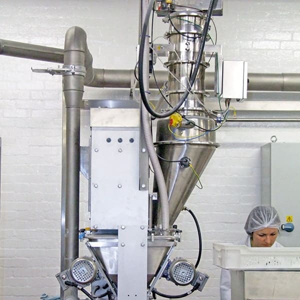 PIAB Powder dosing for packaging machine supplied by Provak