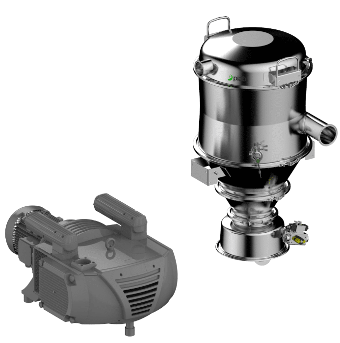 piFLOW premuim 1200 with mechanical vacuum pump