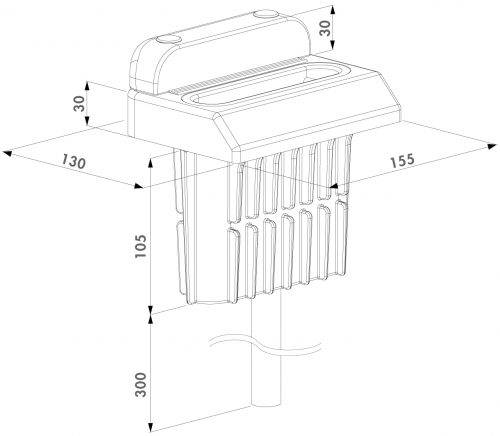 locinox tegning portstop