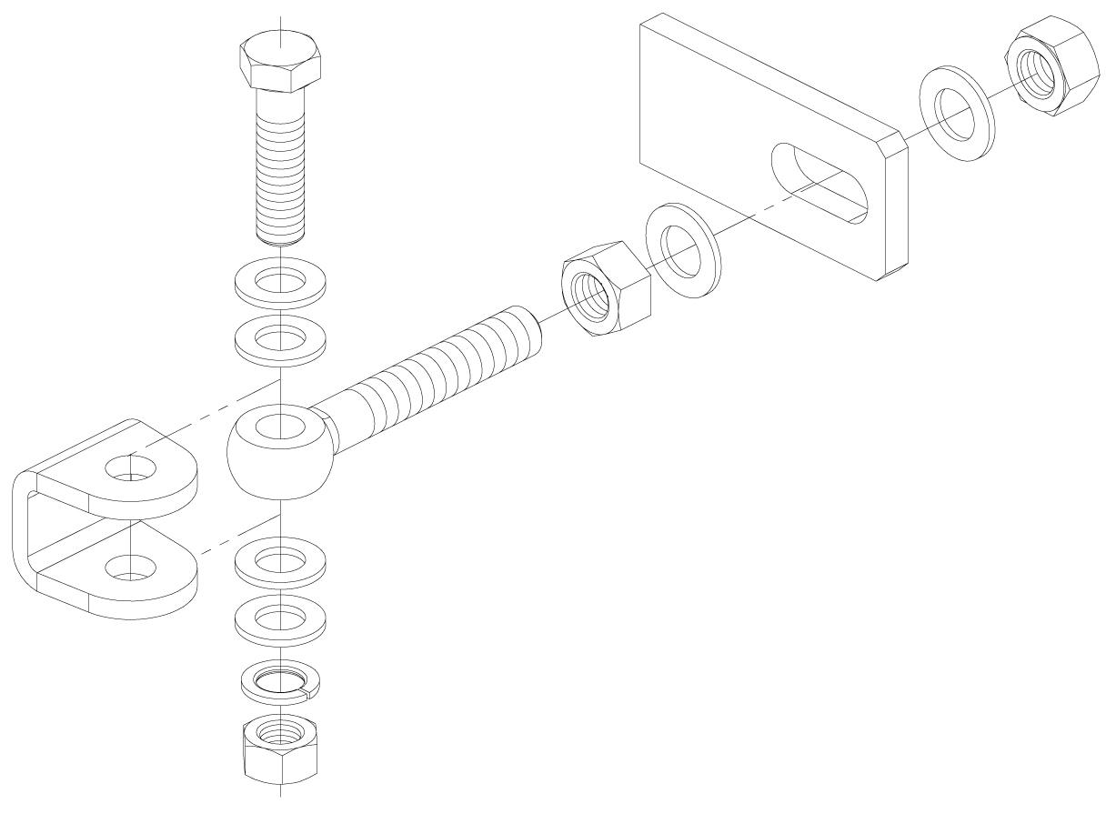 LOCINOX GBMU-Z HÆNGSEL M20 (I ZINK) - Billede 3