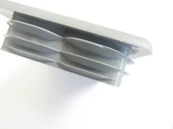 Plastprop til firkantrør 100x100, 1,0-4,0 mm - Grå