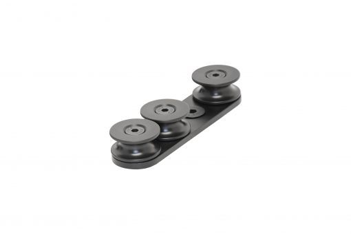 FlexRail top guide with 3 wheels