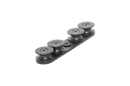 FlexRail top guide with 4 wheels