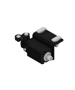 FlexRail limit switch with bracket and runner plate