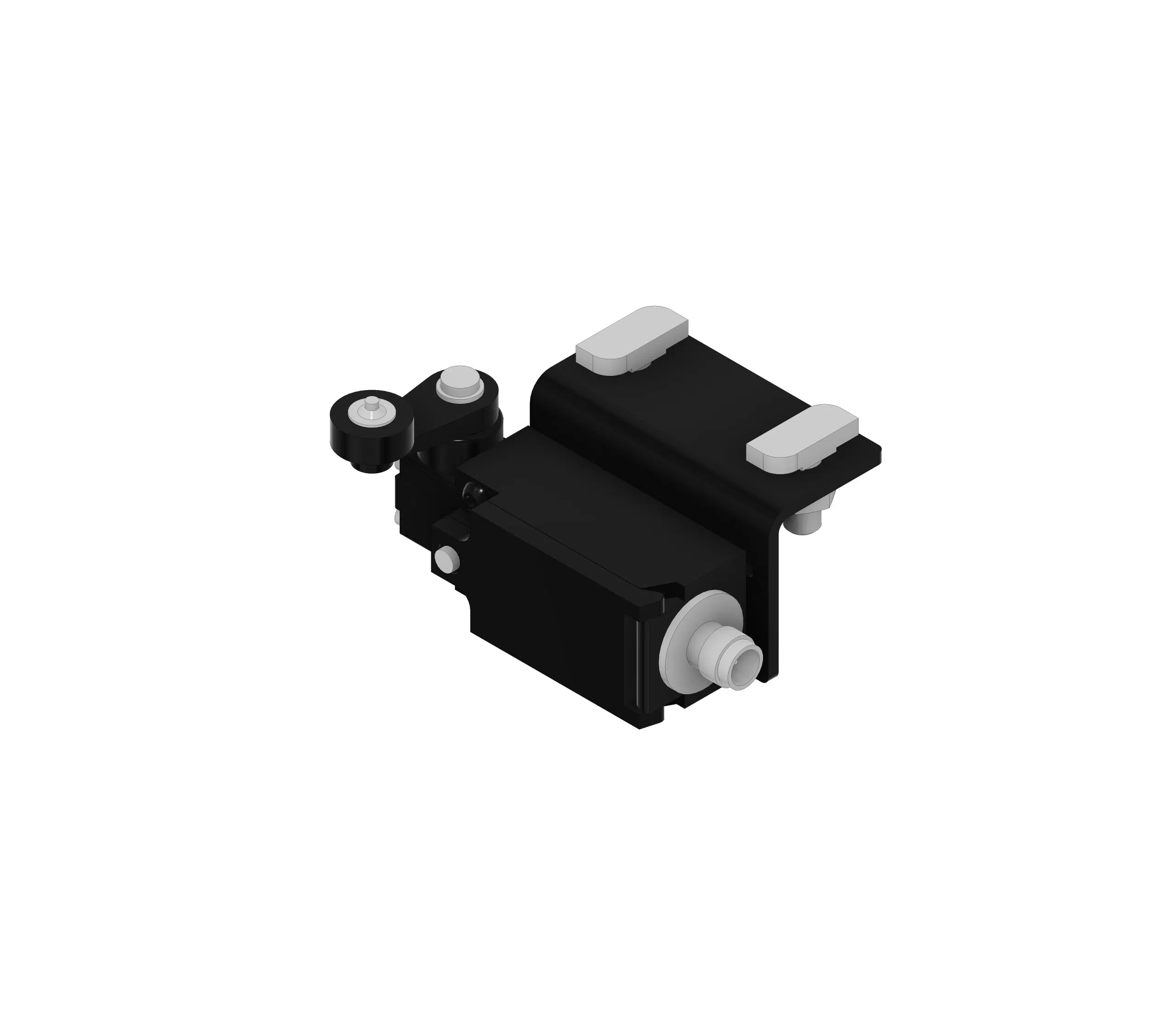 FlexRail limit switch with bracket and runner plate