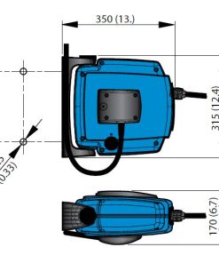 Cable Reel C20 Power for vertical movement. 12m 3x1,5mm2. 2P+PE 230V/10A - Image 2