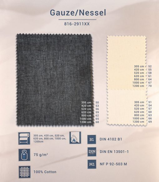 Gauze/Nessel 305-1200cm, 75g/m² - Image 2