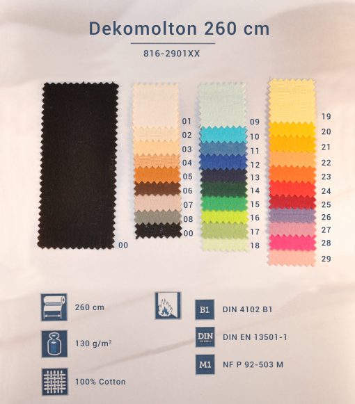 Dekomolton 260cm, 130g/m² - Image 2