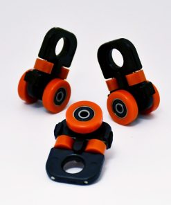 FlexRail 2-wheel nylon runner with support wheels - Image 3