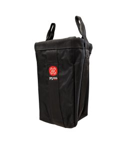 PSRIG Chain Bag, black textile, size: XS (extra small)